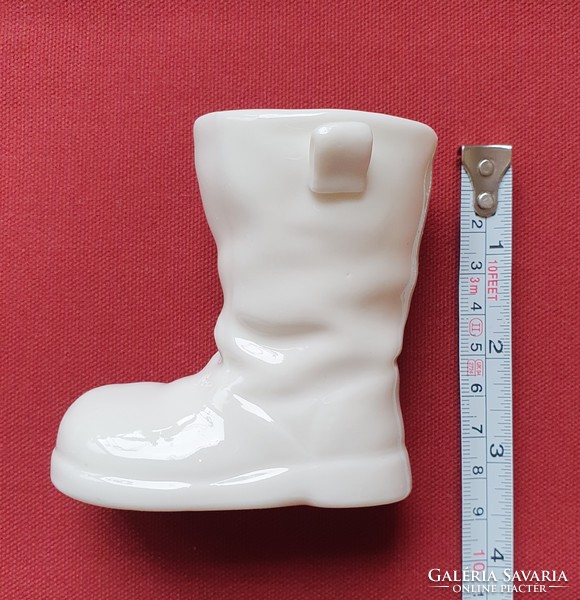 Christmas porcelain Santa Claus boots decoration accessory