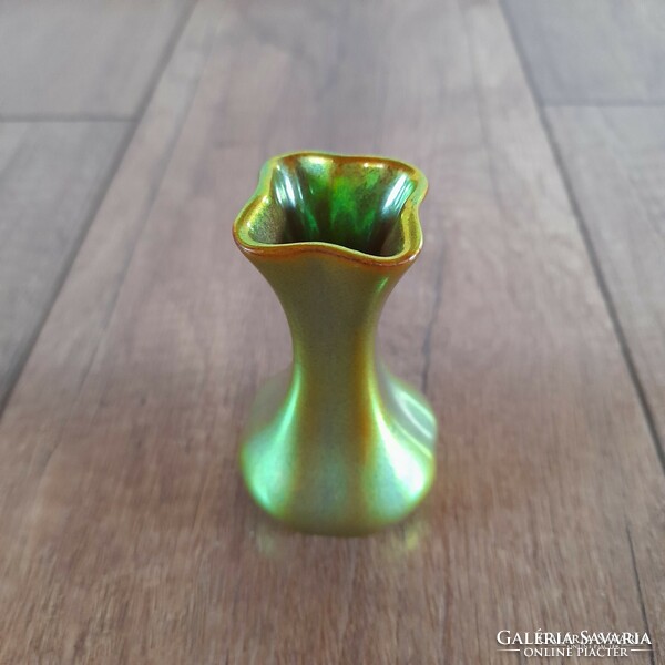 Antik Zsolnay szecessziós pici eozin váza