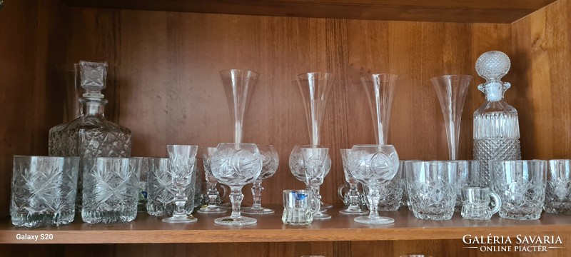 Crystal glass set