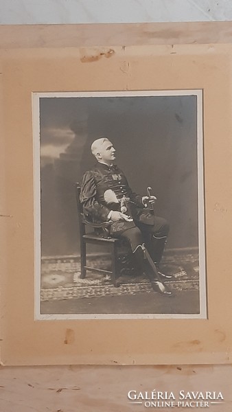 Uniformed soldier photo from József Ferenc's time / decorative Hungarian? / Mid 1800s