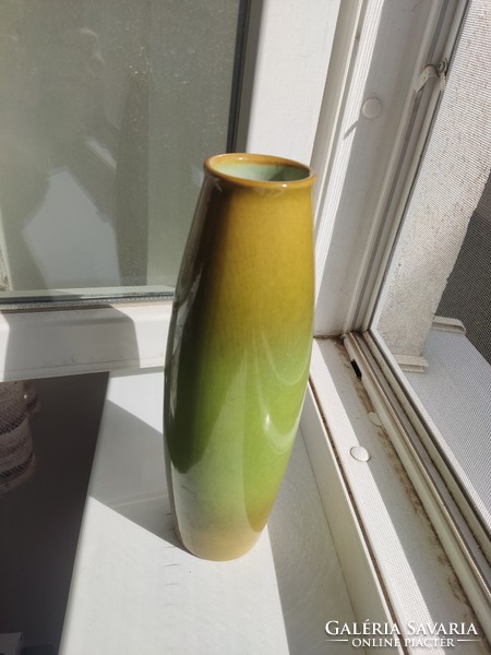 Amano Germany váza retro vintage midcentury iparművészeti zöld