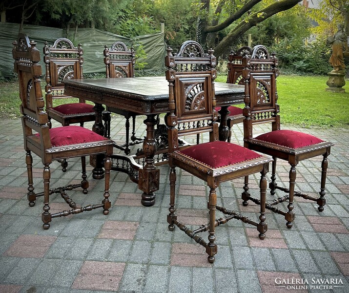 Breton style dining room set