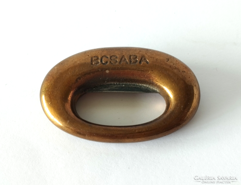 Bronze beer opener 