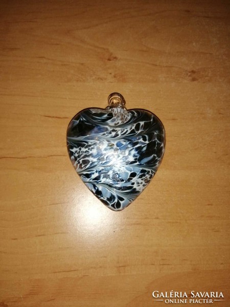 Sienna Glass Friendship Heart - Üveg szív akár karácsonyfadísznek is