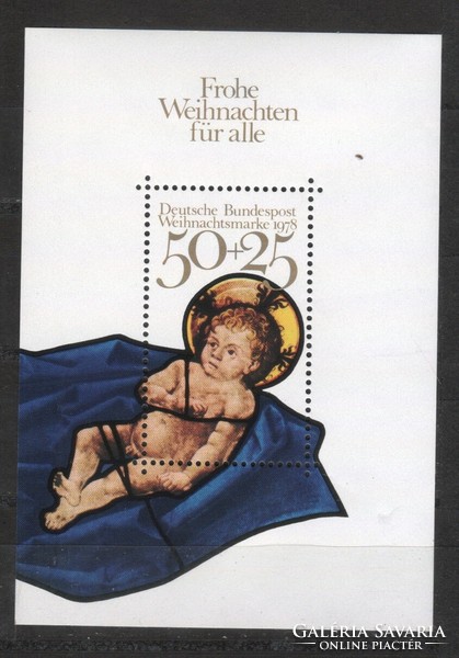 Postal cleaner Bundes 1409 mi block 17 EUR 1.40