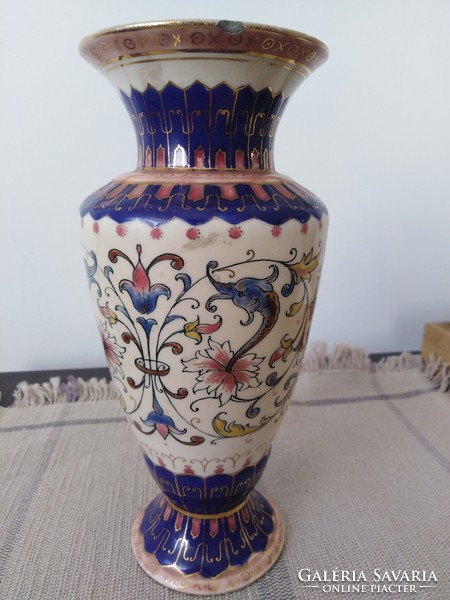 Hand-painted, ceramic vase - antique style