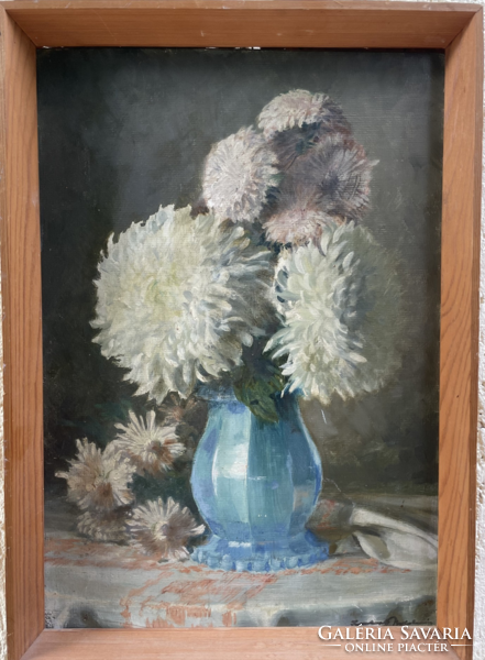 Zombory-Moldovan béla - chrysanthemum still life