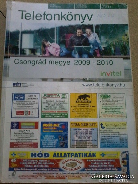 Telephone directory: Csongrád county 2009-2010