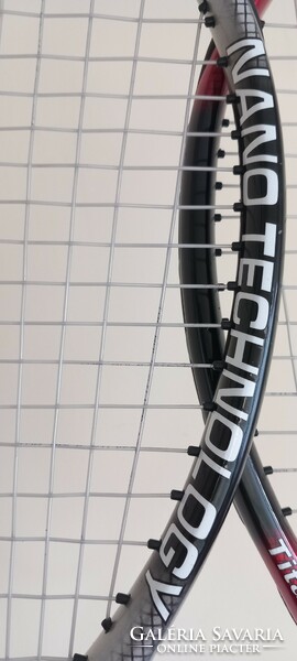 Carbon fiber titanium tennis racket can be negotiated in pairs