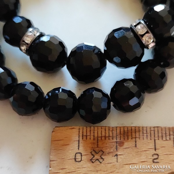 Beautiful onyx/crystal set