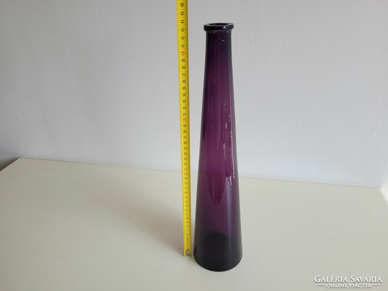 Large size 43.5 cm purple glass vase vase modern glass bottle decoration decorative glass