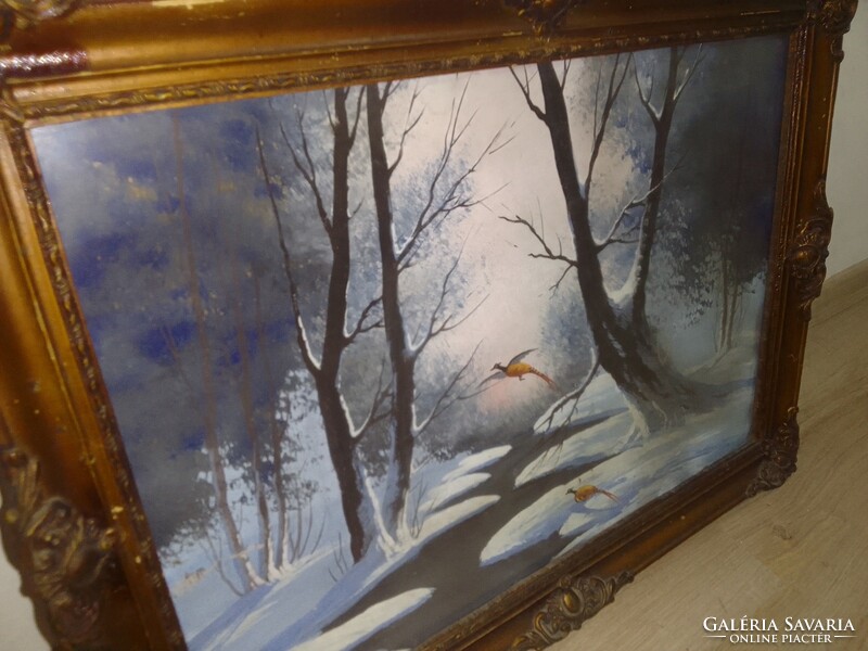 Landscape painting. 55 cm x 42 cm glazed