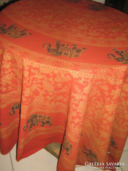 Special large size elephant Indian tablecloth or bedspread