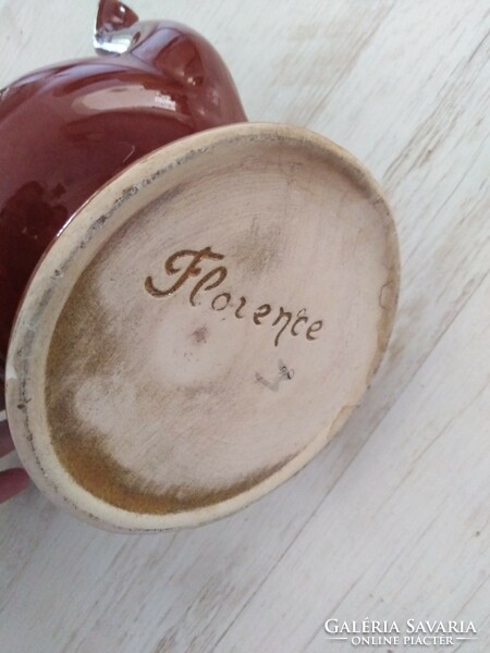 French ceramic - tea pourer / poet - laval