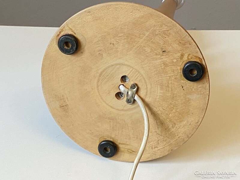 High elegant wooden table lamp 61 cm
