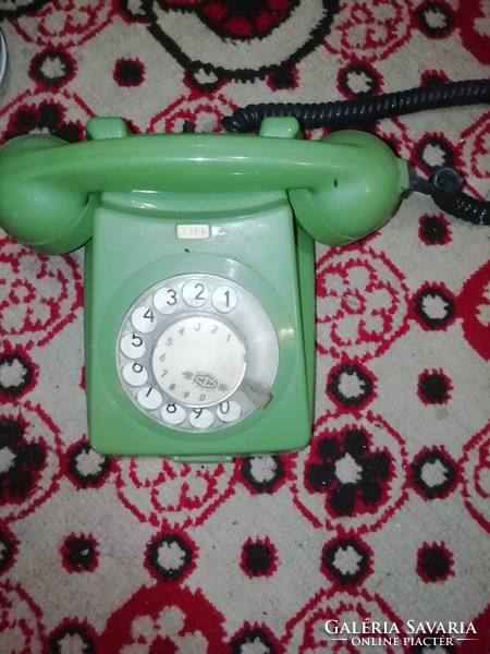 Old green phone