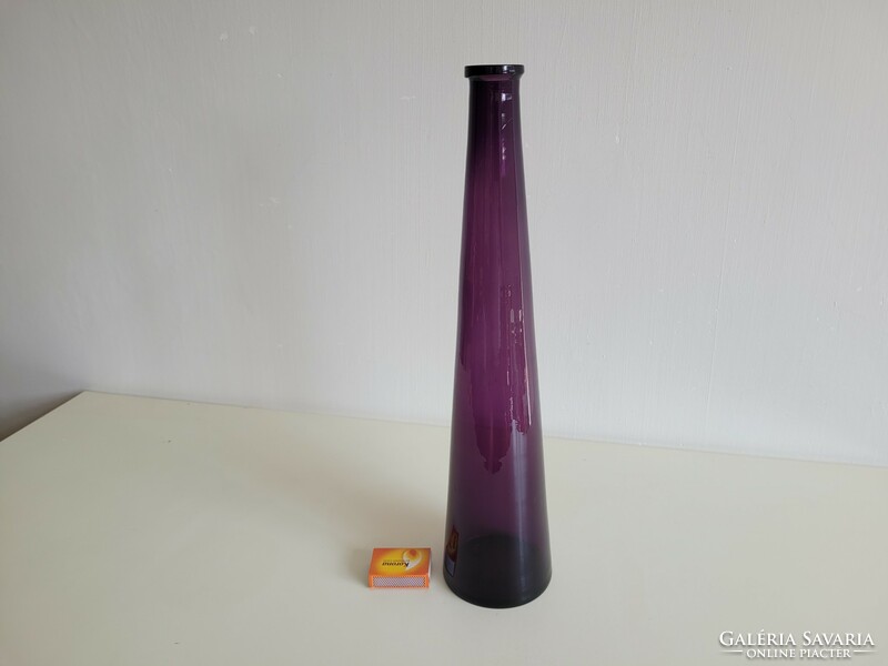 Large size 43.5 cm purple glass vase vase modern glass bottle decoration decorative glass