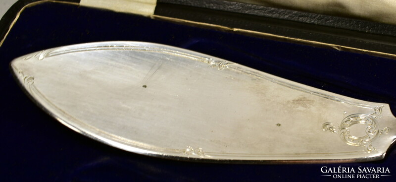 A beautiful silver-plated fish serving set in a box!