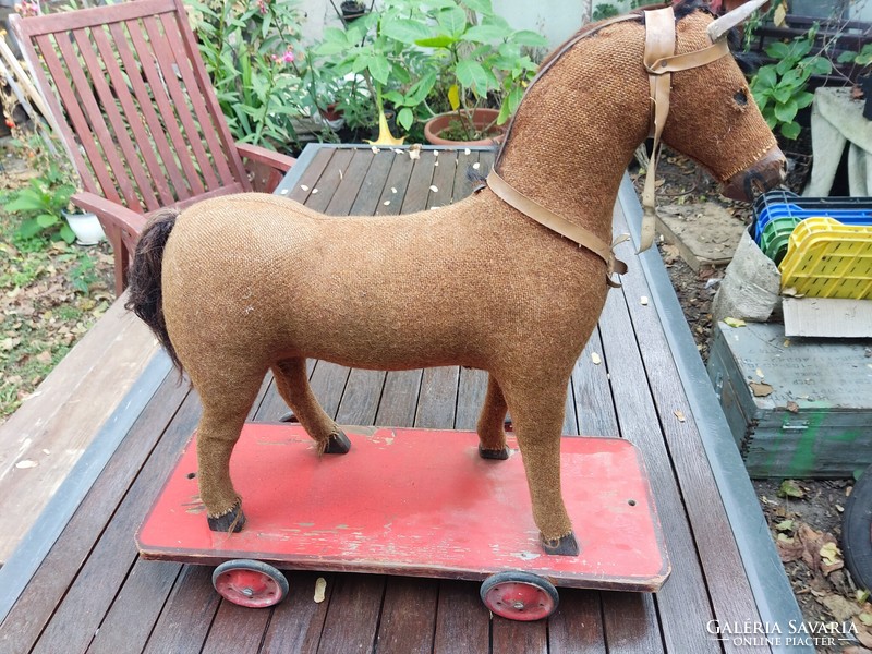 Antique rolling horse 1930 as