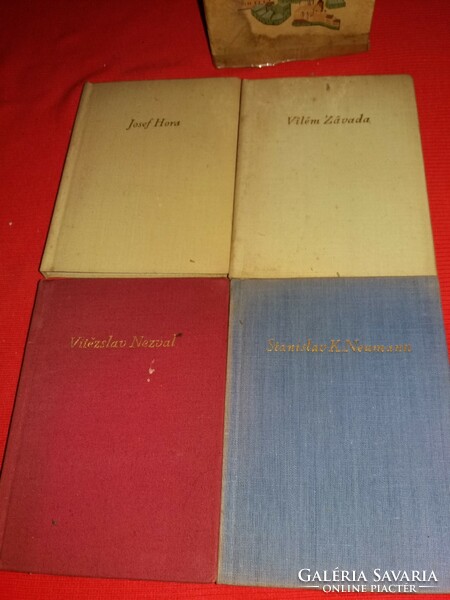 1959. A Modern cseh líra kincsestára I-IX.mini könyvek 9 kötet egyben a képek szerint