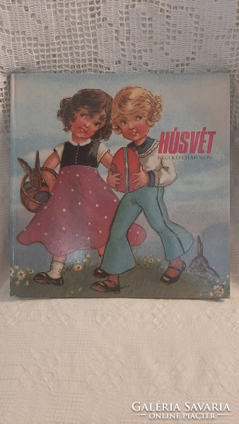 Húsvét régi képeslapokon album ,régi Húsvéti képeslapok gyűjteménye egy képes albumban