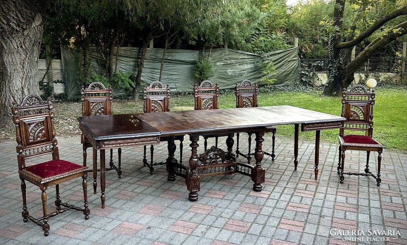 Breton style dining room set