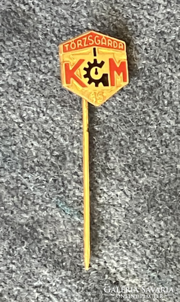 Kgm 15-year-old standard guard badge