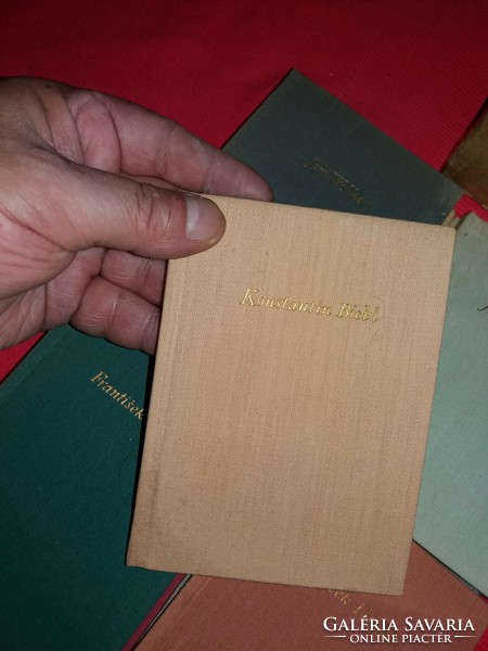 1959. A Modern cseh líra kincsestára I-IX.mini könyvek 9 kötet egyben a képek szerint