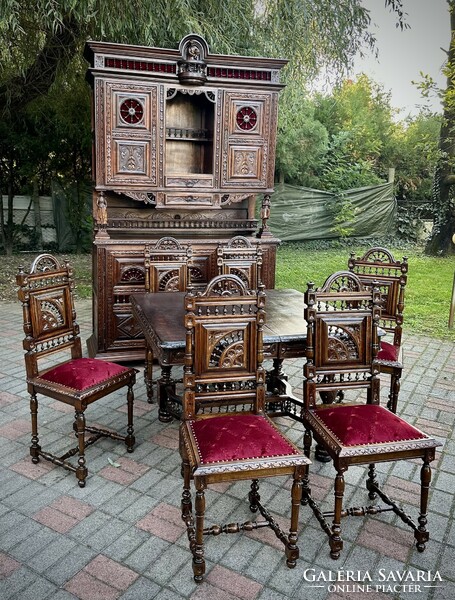 Breton style dining room set