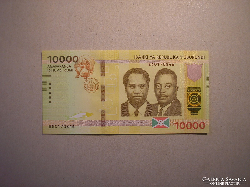 Burundi-10 000 Francs 2018 UNC
