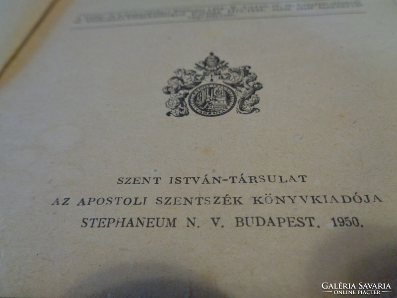 Roman Catholic elementary catechism with the elements of the Bible, St. István troupe 1950.