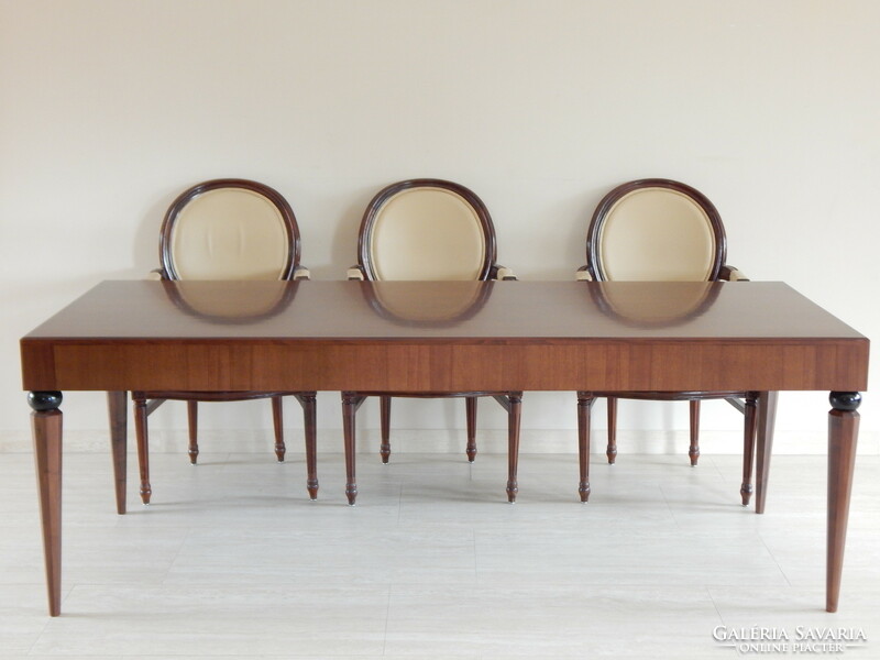 Art Deco étkezőasztal - tárgyalóasztal  [C-15]