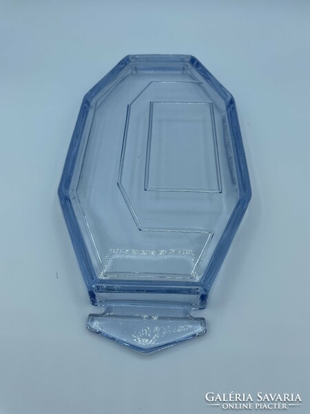 Art deco glass tray, offering