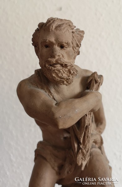 Vulcanus. Antik, terracotta szobor. XVIII-ik század(?).
