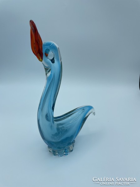 Murano glass swan