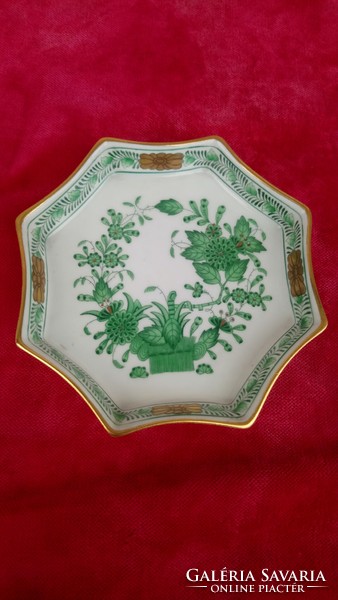 Old Herend Indian basket pattern octagonal serving bowl 1960