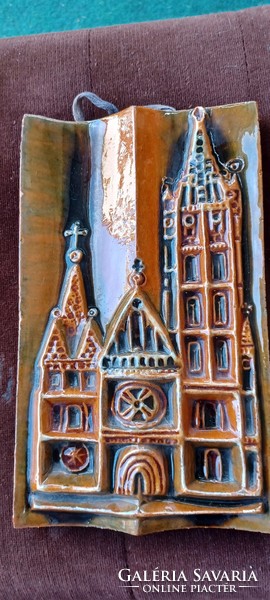 Matthias church wall ceramic picture