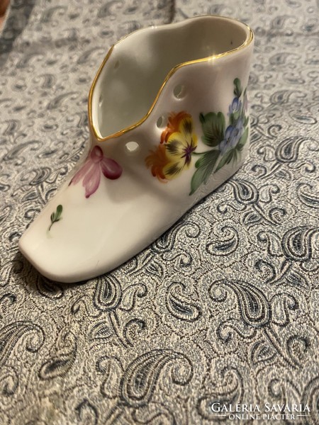 Herend porcelain shoe