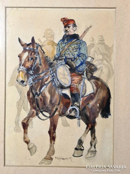 Cavalryman Károly Mühlbeck-