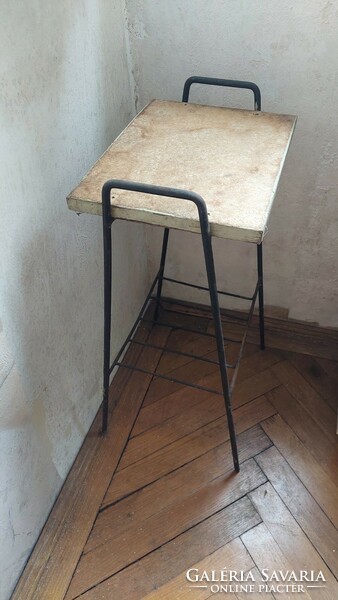 Retro wrought iron telephone table