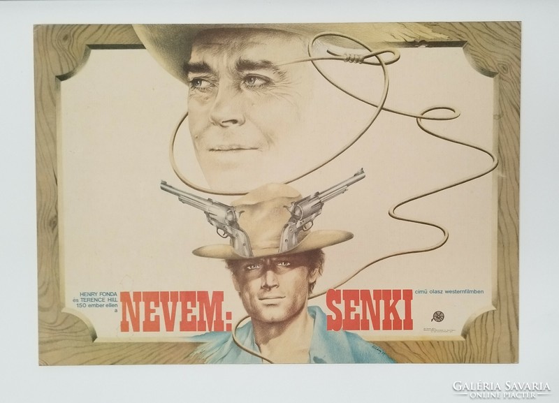 My name: nobody (henry fonda, terence hill) poster, rarity!