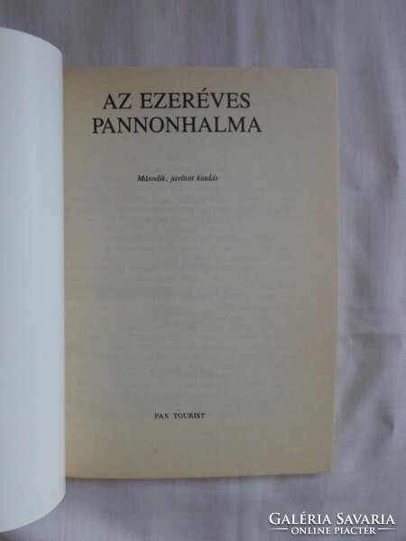 Ferenc Levárdy - szabó floris: the thousand-year Pannon hill (1989)