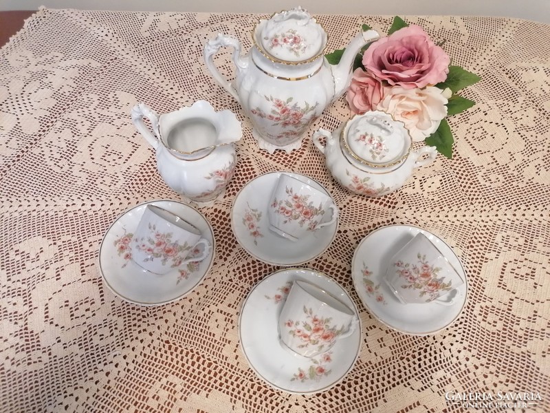 Mz austria romantic rose tea and coffee set