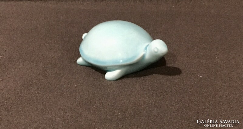 Zsolnay base glaze turtle, tortoise