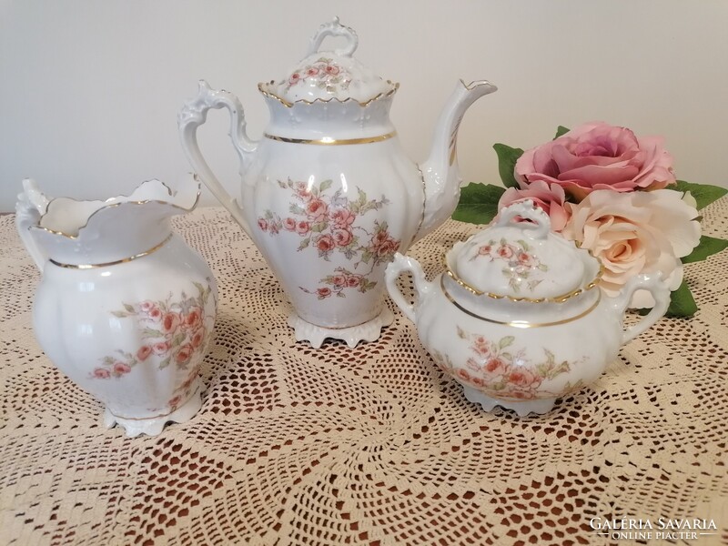 Mz austria romantic rose tea and coffee set