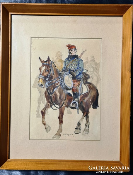 Cavalryman Károly Mühlbeck-