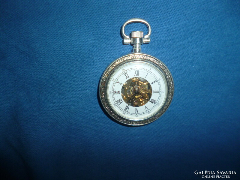 Wind-up mechanical pocket watch