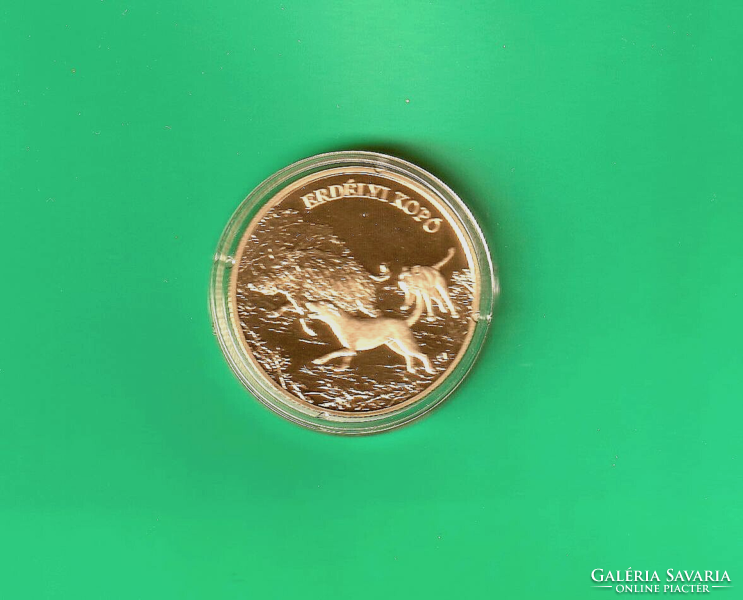 2023 - Transylvanian hound - 3000 ft non-ferrous metal commemorative coin - proof like - in capsule + description