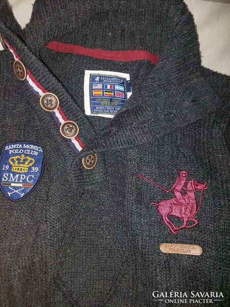 Santa monica polo men's knitted sweater (l)