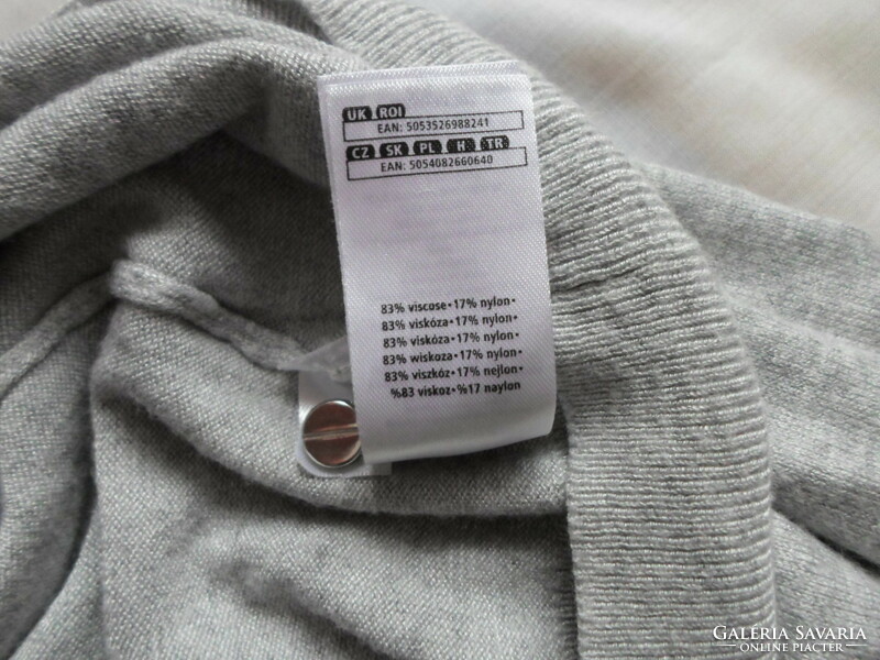 Women's cardigan 3.: Light gray, knitted (f&f, m)